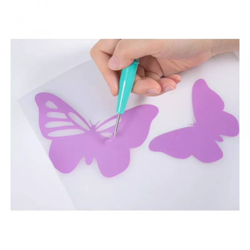 LOKLiK Weeding Tools bundel SG-GJ-0016-US-L-B2B - 4-delige set in metallic turquoise voor vinyl