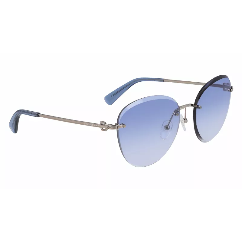 LONGCHAMP LO128S-719 dames vlinder zonnebril gouden montuur bruine verloopglazen 58/18/140 mm