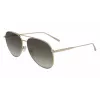 LONGCHAMP LO139S712 dames vlinderzonnebril - zwart montuur, grijze gradientglazen 59mm