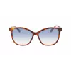 Longchamp LO708S-230 dameszonnebril Havana bruin verloop 57mm