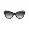 LONGCHAMP LO733S dames rechthoekige acetaat zonnebril Havana bruin verloop 52mm