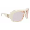Longchamp LO736S-109 dames oversized rechthoekige zonnebril Havana bruin verloop