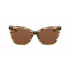 LONGCHAMP LO742S-N-211 dames vierkante acetaat zonnebril havanna bruin gradient 54mm
