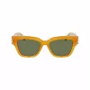 Longchamp LO745S-741 dameszonnebril Havana acetaat vierkant 53mm