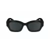 LONGCHAMP LO749S-001 dames zonnebril - zwart montuur, grijze glazen, 50 mm
