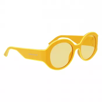 LONGCHAMP LO758S-741 dames vierkante acetaat zonnebril Havana bruin gradient 53mm