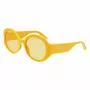 LONGCHAMP LO758S-741 dames vierkante acetaat zonnebril Havana bruin gradient 53mm