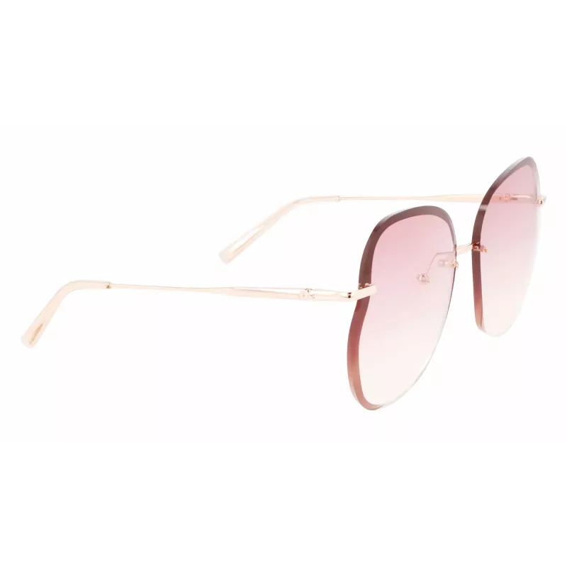 Longchamp dameszonnebril LO160S716 vlinder havana met grijs verloopglazen (65/17/140 mm)