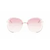 Longchamp dameszonnebril LO160S716 vlinder havana met grijs verloopglazen (65/17/140 mm)