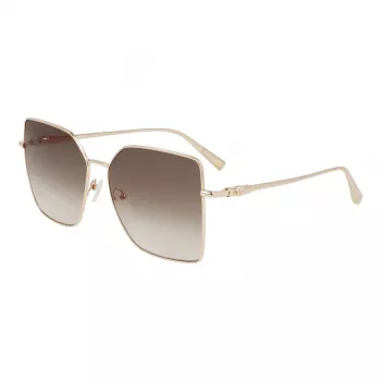 LONGCHAMP dames LO173SN571570 rechthoekige acetaat zonnebril 57 mm
