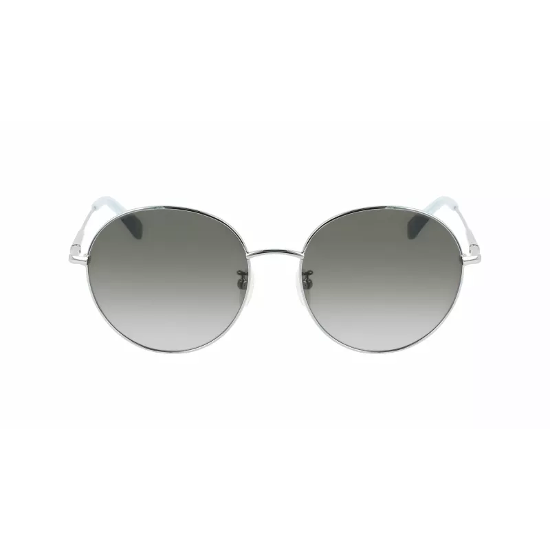 Longchamp dameszonnebril LO157SA-452 - blauw montuur, grijze verloopglazen - 58/18/140 mm