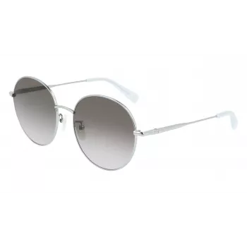 Longchamp dameszonnebril LO157SA-452 - blauw montuur, grijze verloopglazen - 58/18/140 mm