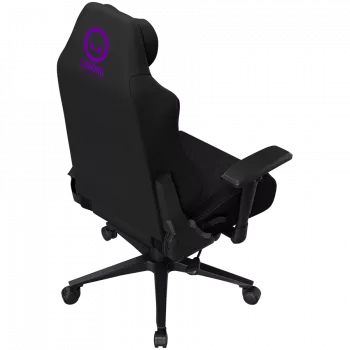 LORGAR CHA41 Ergonomische gamingstoel Advanced, Premium Anti-Stain stof, zwart/paars