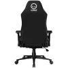 LORGAR CHA41 Ergonomische Gaming Stoel Advanced, Premium Anti-Stain Stof, Zwart/Wit