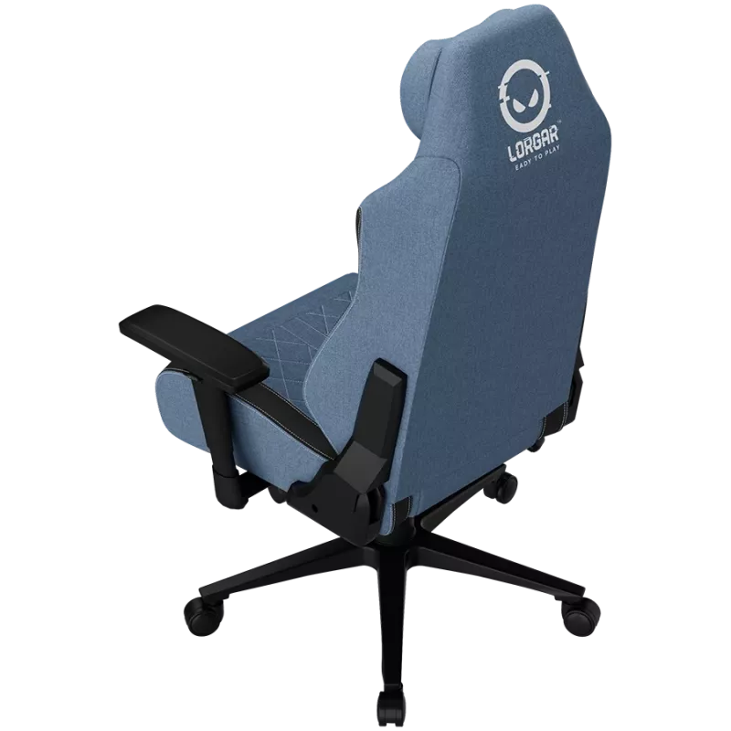 LORGAR CHA41 Ergonomische gamingstoel Advanced, Premium Anti-Stain stof, blauw