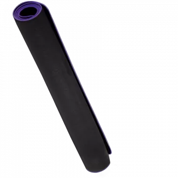 LORGAR RX1FM Sim Racing Vloermat Advanced, met gekettelde rand, 1700x700x3 mm, Zwart/Paars