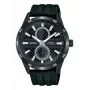 Lorus heren quartz analoog horloge R3A43AX9 - blauwe wijzerplaat, RVS band, 43mm