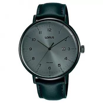 Lorus heren quartz horloge RH983MX9 42mm roestvrij staal blauwe wijzerplaat