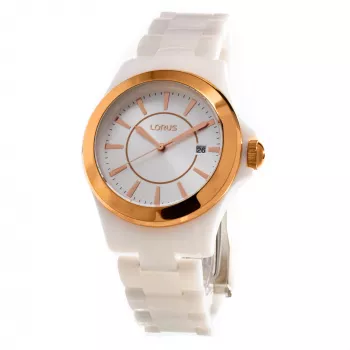 Lorus dames analoog quartzhorloge RH978EX9 39mm roestvrij staal zilver