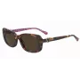 LOVE MOSCHINO dameszonnebril MOL060S05L557 - havanna acetaat montuur, bruine polycarbonaat glazen, 55/14/145 mm