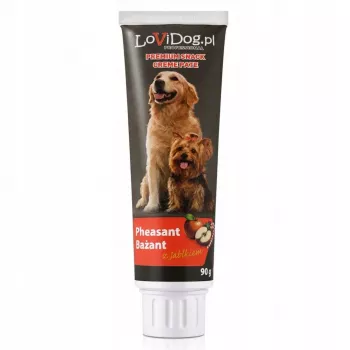 LoviDog fazant met appel hondensnackpasta 90g