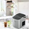 Lovio LVIM001SL Crystal Ice Home ijsblokjesmachine – 12 kg/24u, 2,2L reservoir, zilver/zwart