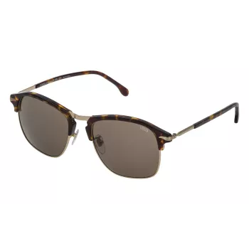 LOZZA MAN SL2292M-08FT zonnebril Havana Tortoise acetaat rechthoekig 55mm
