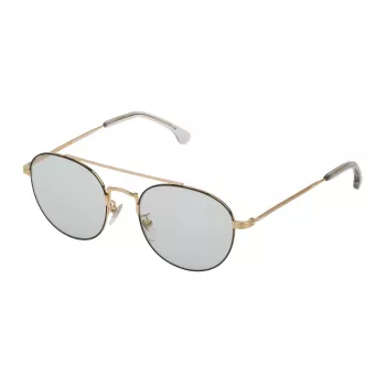 LOZZA MAN SL2313M53302G zonnebril bruin Havana rechthoekig volraam 53/20/145 mm