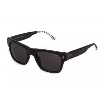 LOZZA MAN SL4264530700 zonnebril havanna acetaat montuur grijze polycarbonaatglazen 53/20/145 mm