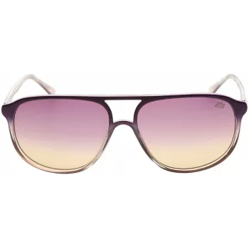 LOZZA SL1872 unisex zonnebril - zwart montuur, grijze glazen - 58/15/140 mm