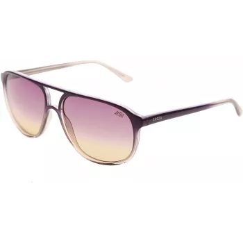 LOZZA SL1872 unisex zonnebril - zwart montuur, grijze glazen - 58/15/140 mm