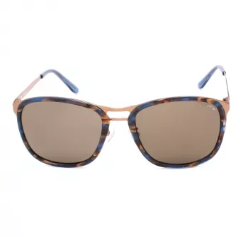 LOZZA SL2199 Unisex zonnebril - rechthoekig acetaat montuur UV400-bescherming - 57/20/135 mm