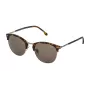 LOZZA SL2293M5208FT unisex zonnebril, Havana acetaat montuur, grijze verloopglazen, 52/21/140 mm