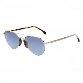 LOZZA SL2394-570579 heren rechthoekige acetaat zonnebril, grijze glazen, 57/15/140 mm