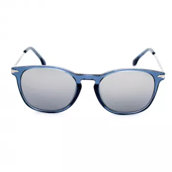 LOZZA SL4159M-955X unisex rechthoekige zonnebril zwart grijs getint 52mm
