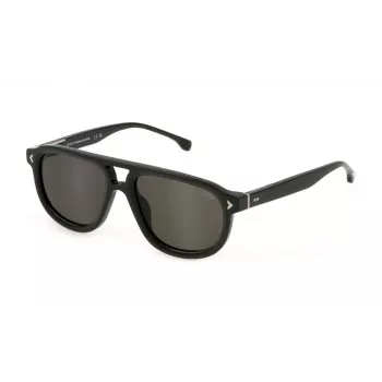 LOZZA SL4330-550D80 unisex zonnebril - Havana acetaat montuur, bruine gradient polycarbonaatglazen, 55/18/145 mm