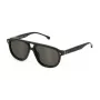 LOZZA SL4330-550D80 unisex zonnebril - Havana acetaat montuur, bruine gradient polycarbonaatglazen, 55/18/145 mm