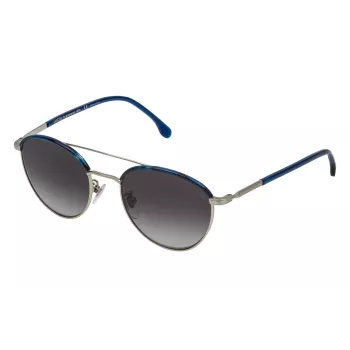LOZZA unisex zonnebril SL2290M-0581 Havana bruin vierkant acetaat UV400