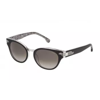 LOZZA Dames Zonnebril SL4075M500APA Havana Acetaat Vierkant Montuur Bruin Verloopglas 50/20/140 mm
