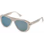 LOZZA dames SL4255V56880X zonnebril havanna acetaat frame bruine verloopglazen 56mm