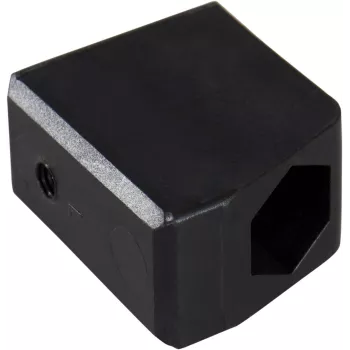 Lucky Prospect deck inserts - zwart geanodiseerd aluminium paar