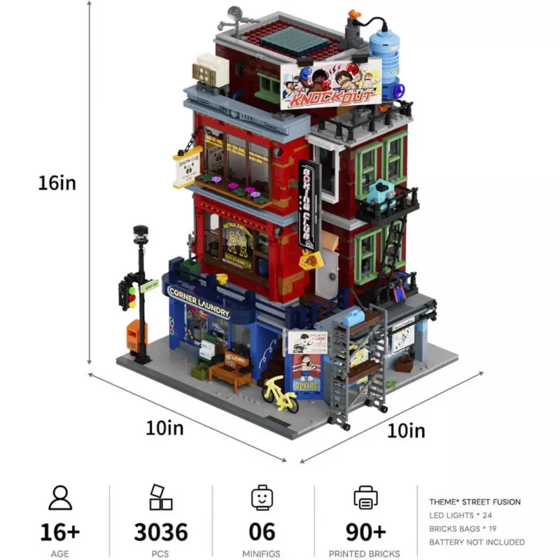 Lumibricks Boxclub LED-verlichtingsset voor LEGO 10274 Haunted House