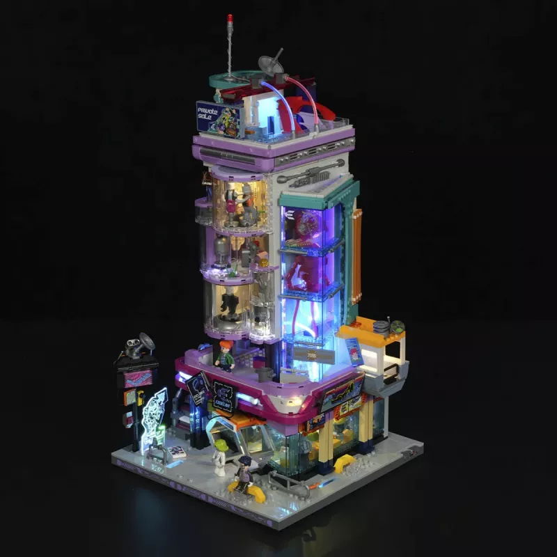 Lumibricks Cyberpunk Neoncity Cyber Couture Galleria LED-Verlichtingsset