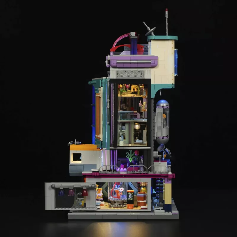 Lumibricks Cyberpunk Neoncity Cyber Couture Galleria LED-Verlichtingsset