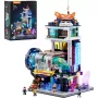 LUMIBRICKS Funwhole Medieval Watchtower bouwstenen set met LED-verlichting (1368 onderdelen)