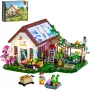Lumibricks indoor-kas met volledig spectrum LED-groeilicht, hydrocultuursysteem, 6 plantencapsules, 2,5 l watertank, wit
