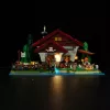 Lumibricks LED-verlichtingsset voor LEGO Ideas A-Frame Cabin (set 21338) - schuurhut