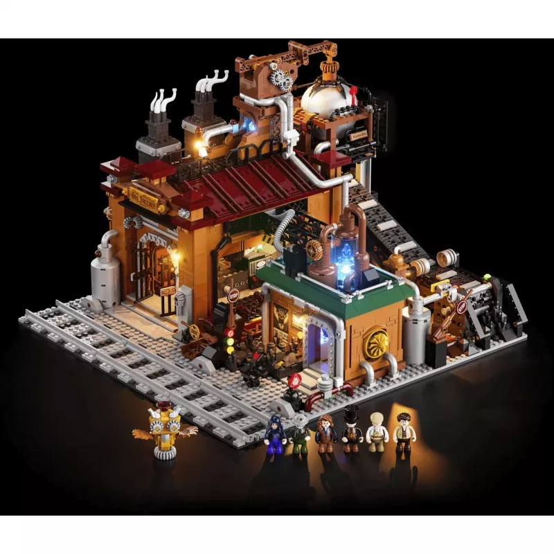 Lumibricks Steampunk Ertsfabriek LED bouwstenen set