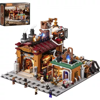 Lumibricks Steampunk Ertsfabriek LED bouwstenen set