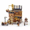 Lumibricks Steampunk Mechanical Workshop bouwsteenset met LED-verlichting - 2150 onderdelen